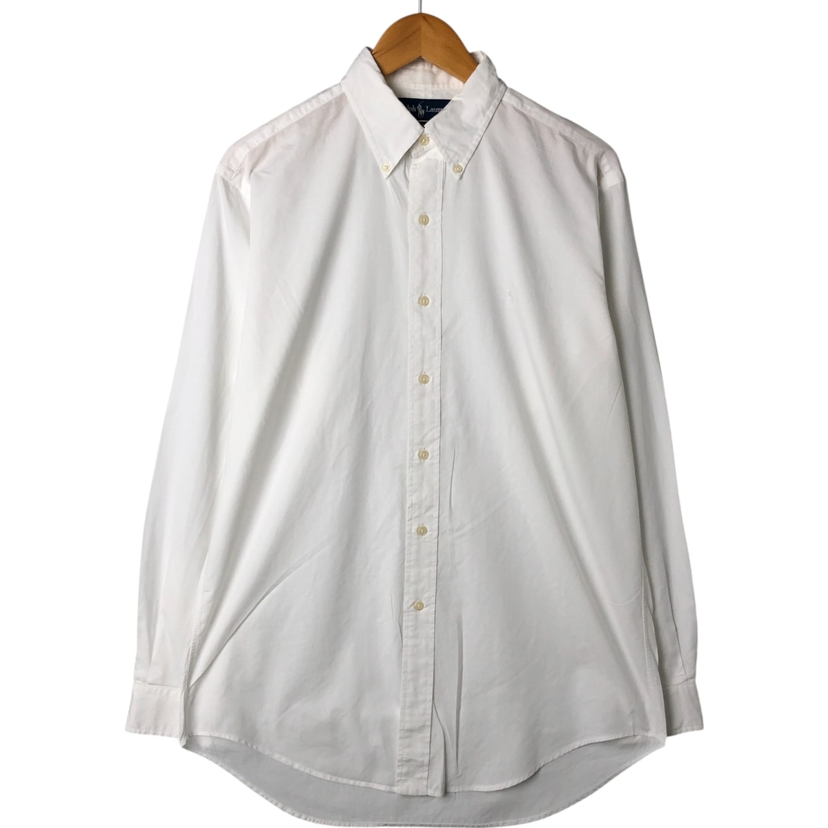 古着 ラルフローレン Ralph Lauren YARMOUTH 長袖 ボタンダウンシャツ メンズL相当/eaa549341