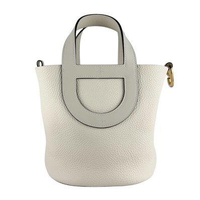 エルメス HERMES ハンドバッグ インザループ18 トリヨンクレマンス ベトン レディース【中古】 z10358