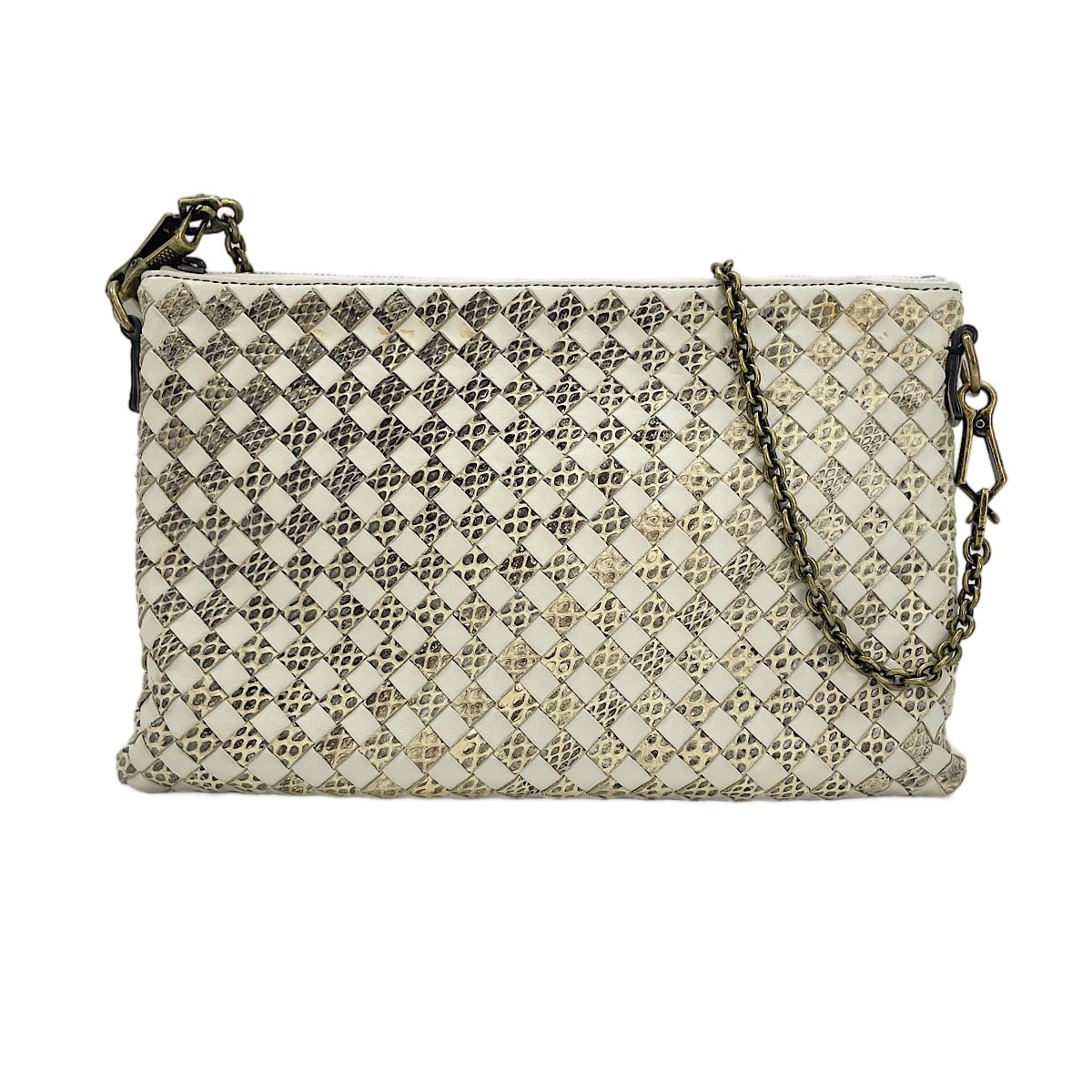 ボッテガヴェネタ BOTTEGAVENETA レザー 2WAY クラッチバッグ【中古】