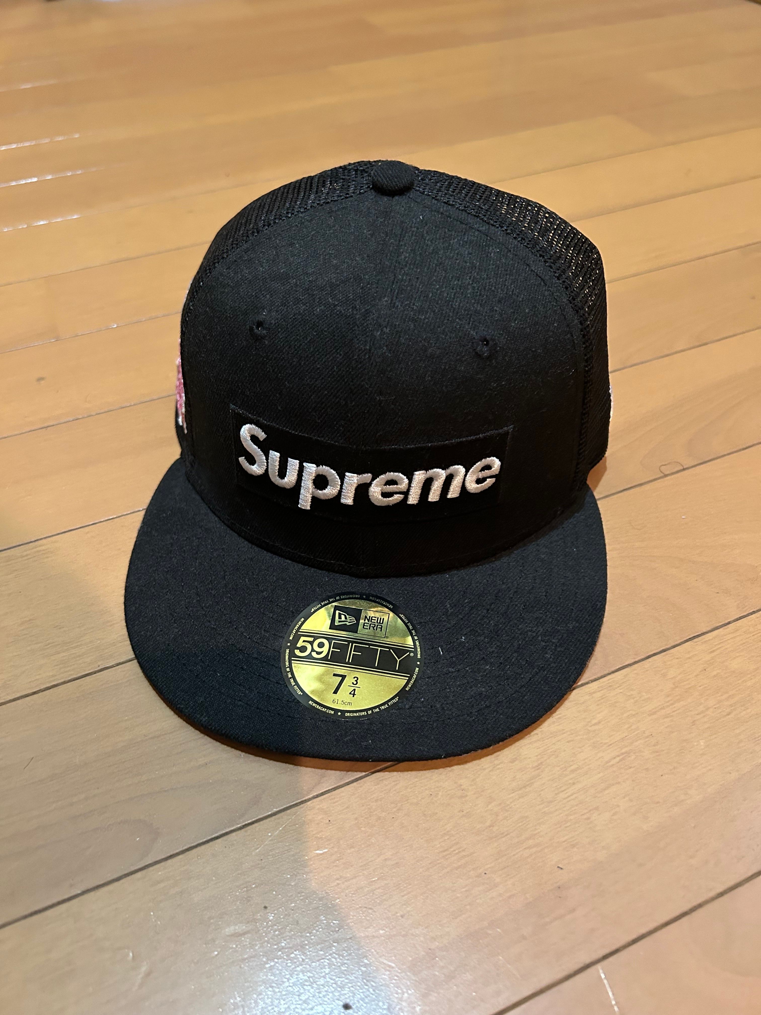 Supreme Box Logo Mesh Back New Era "Black" (24SS)