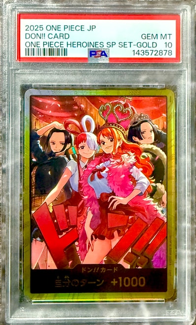 PSA10】ドン!!カード : ロビン&ウタ&ナミ&ハンコック スーパーパラレル PSA10】ドン!!カード : ロビン&ウタ&ナミ&ハンコック スーパーパラレル