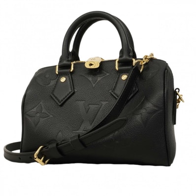 【6dc3973】ルイヴィトン ハンドバッグ モノグラム・アンプラント スピーディバンドリエール20 M58953 ノワール 2wayバッグ【中古】レディース