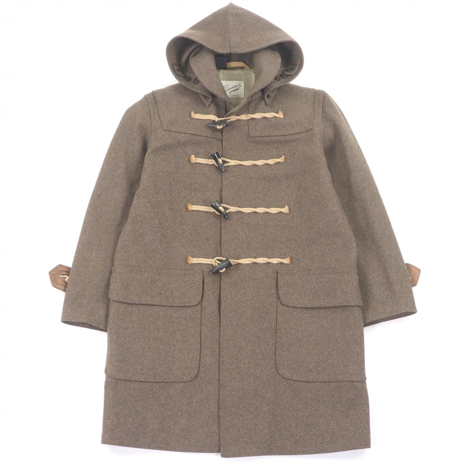 美品 エヌハリウッド ダッフルコート ブラウン メンズ USA36