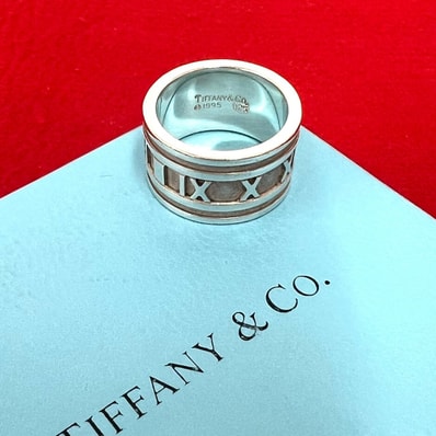 TIFFANY&Co. ティファニー アトラス ワイド リング シルバー925 リング・指輪 12号 シルバー
74624