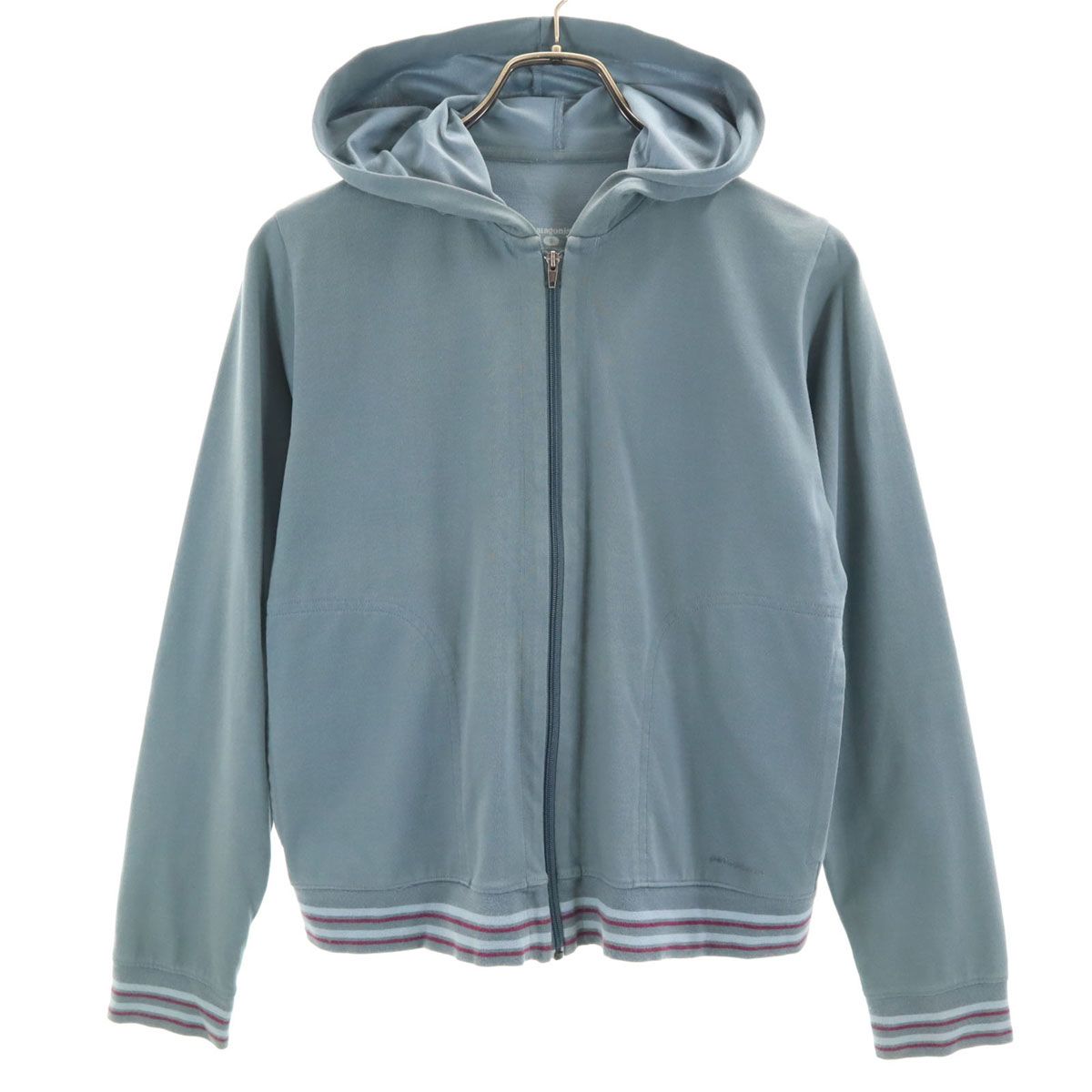 patagonia パタゴニア 長袖 ジップパーカー S グレー アウトドア 53645F4