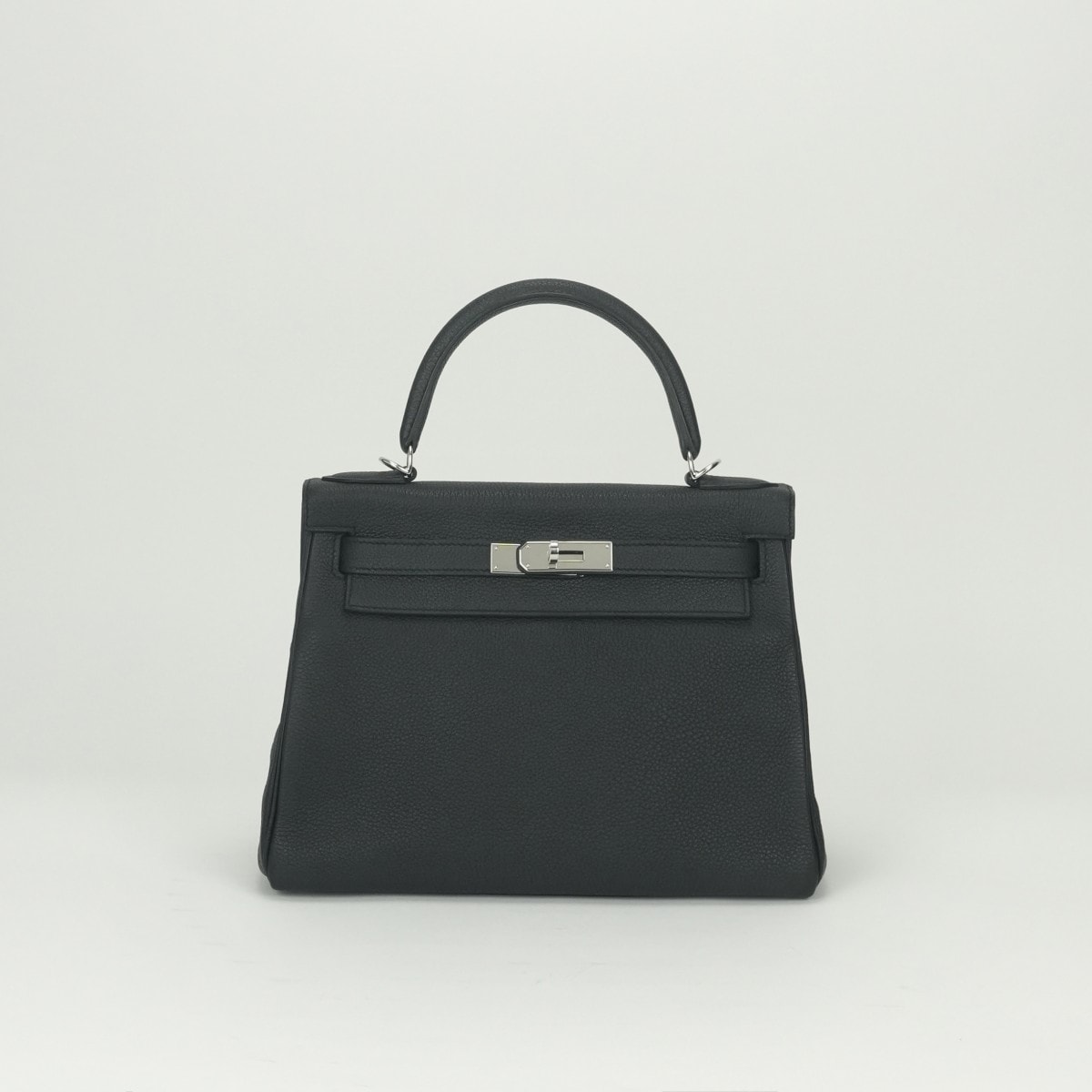 エルメス HERMES ケリー28 ケリー 28 バッグ トートバッグ ショルダーバッグ トゴ ノワール Noir ブラック Black 黒 シルバー金具 ハンドバッグ V字金具 2way