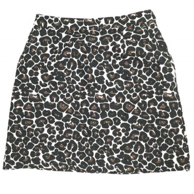 Ray BEAMS レイビームス 22AW ヒョウ柄ジャカードミニスカート 61-27-0108-370 0 BROWN ボトムス g25414