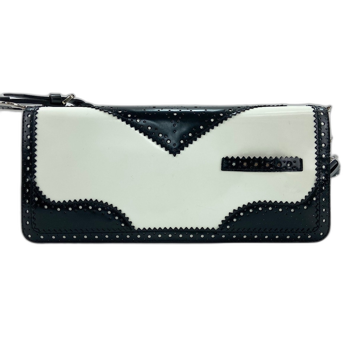 ディオール Dior トリック ショルダーバッグ エナメル【中古】
