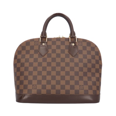 ルイヴィトン アルマPM ダミエ ハンドバッグ ダミエキャンバス N53151 ブラウン レディース LOUIS VUITTON 中古