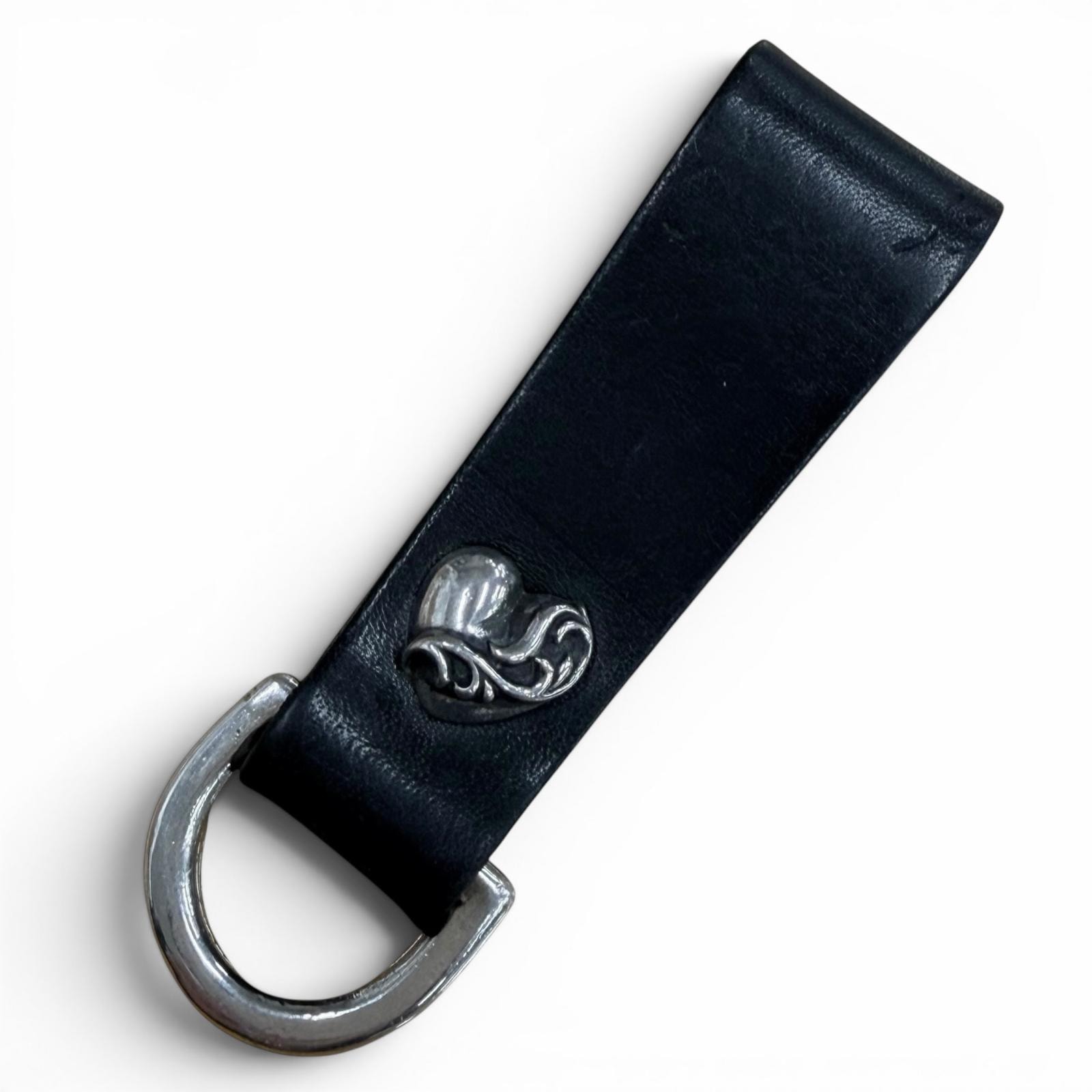 美品 クロムハーツ キーホルダー ブラック メンズ