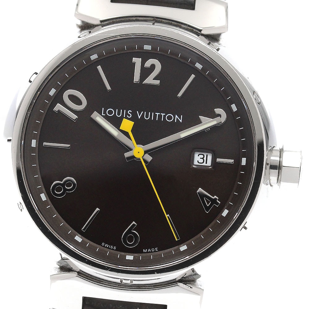 ★保 ルイ・ヴィトン タンブール デイト Q1111 メンズ 【中古】