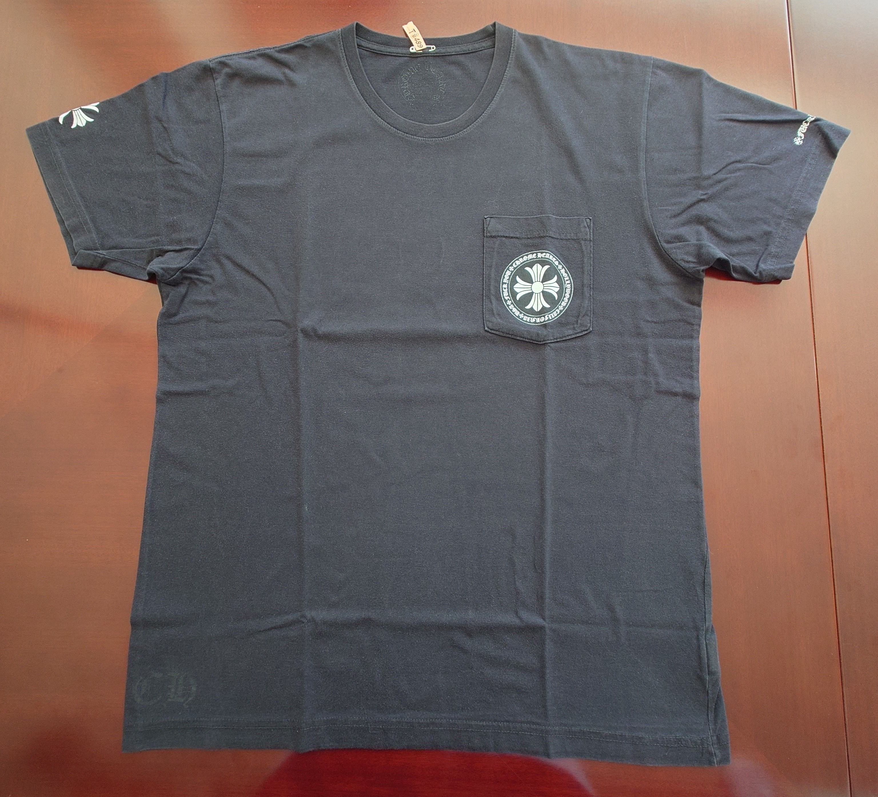 Chrome Hearts Back Print CH Plus Pocket T-Shirt "Black"