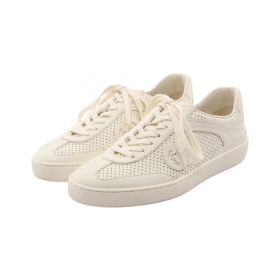 グッチ GUCCI G75 スニーカー 靴 レザー メンズ ホワイト系 795430 【中古】
