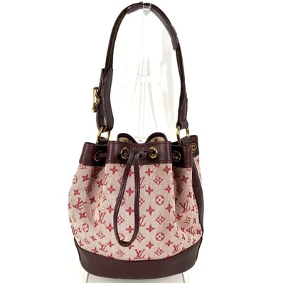 ルイヴィトン LOUIS VUITTON ノエリー M92686 モノグラムミニ カバン ハンドバッグ 巾着 バッグ ショルダーバッグ モノグラムミニキャンバス スリーズ レッド