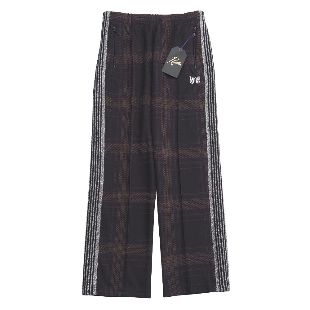 ■美品■2023AW■Needles ニードルズ POLY SMOOTH TRACK PANT トラックパンツ サイズM チェック ブランド古着【中古】20260831/RB0751