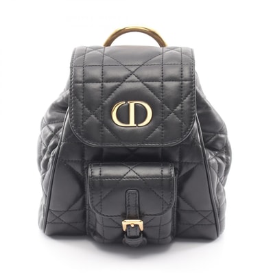 ディオール Dior CARO カロ スモール マクロカナージュ リュックサック バックパック バッグ レザー レディース ブラック系 M6302UNOZM900 【新品】