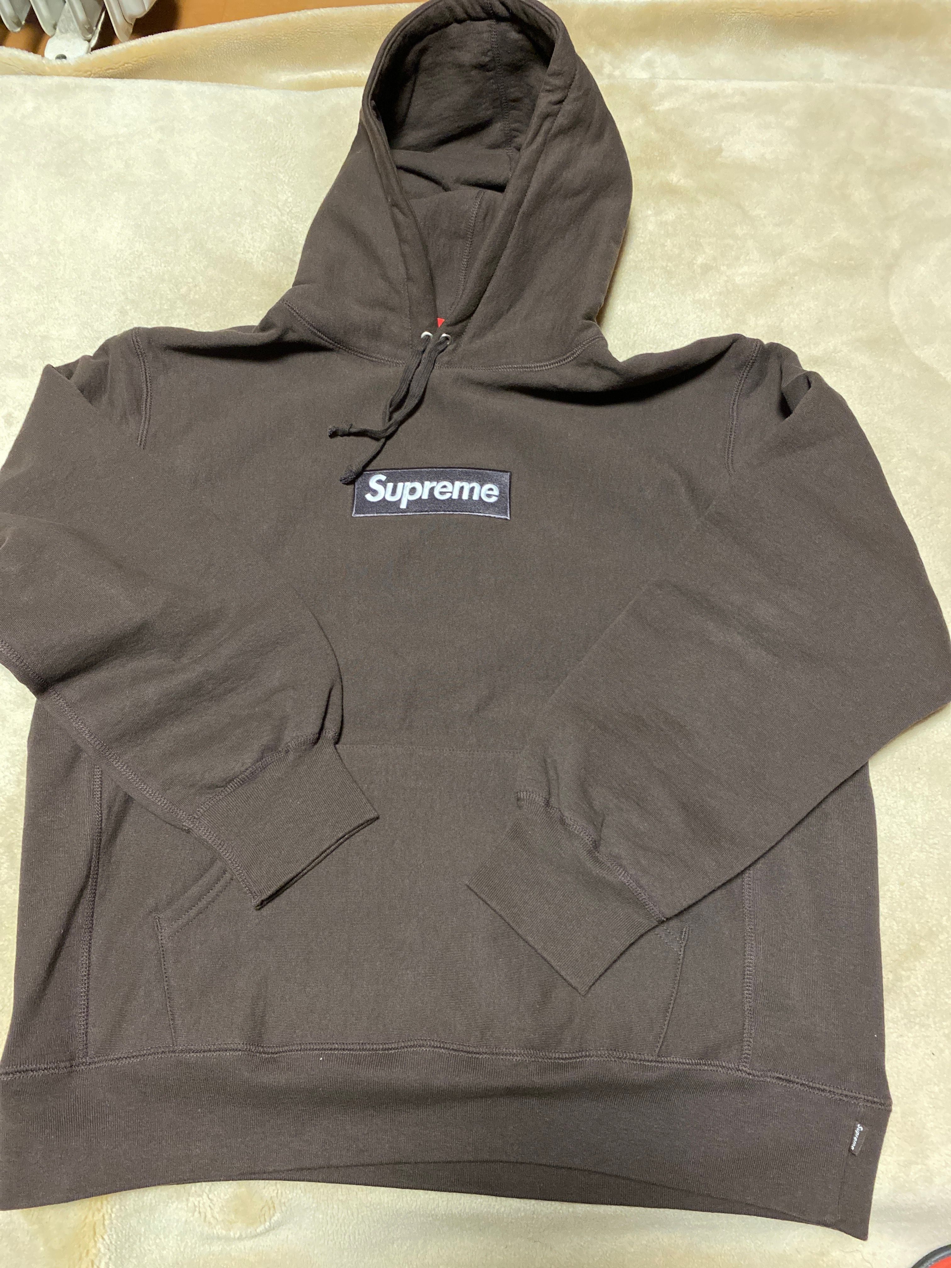 Supreme Box Logo Hooded Sweatshirt "Dark Brown" (21FW)