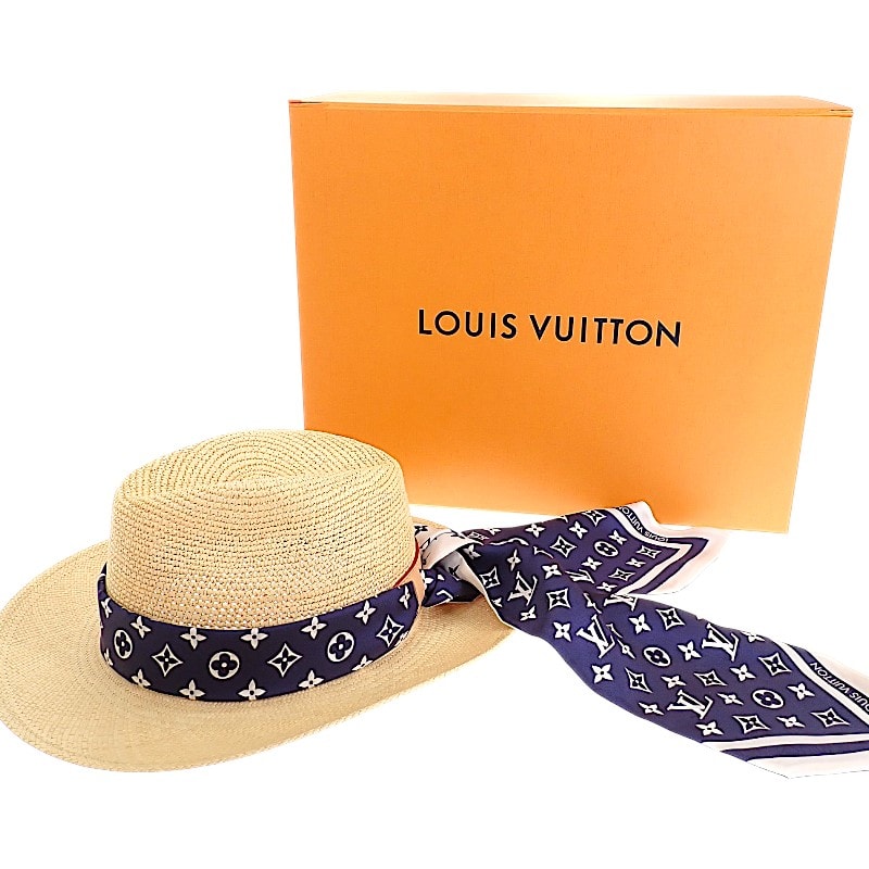 C (やや傷や汚れあり)】ルイヴィトン フェドラ・LV サマー