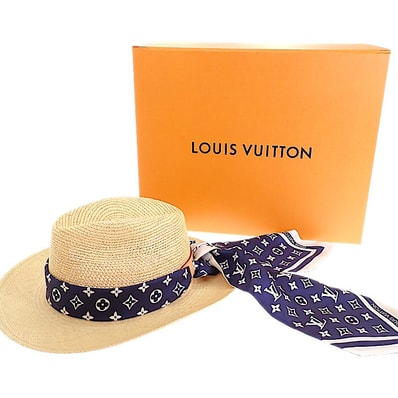ルイヴィトン フェドラ・LV サマー スターダスト ハット【中古】【ABランク】