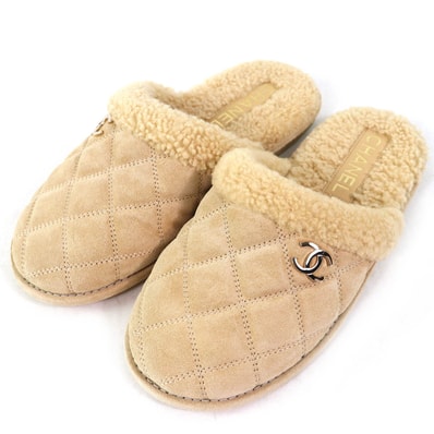 未使用品 シャネル
ミュール ベージュ レディース 36 G45121