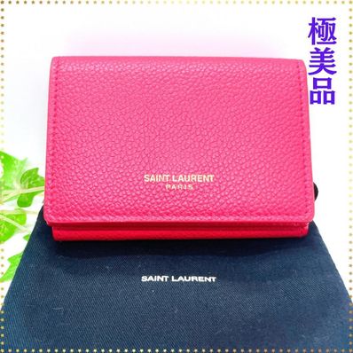 【極美品】サンローラン TGN459784 タイニーウォレット 三つ折り財布