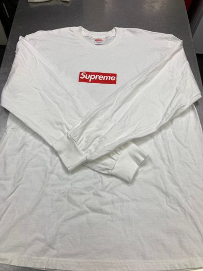 Supreme Box Logo L/S Tee "White"