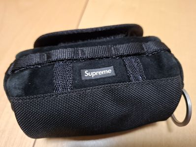 Supreme x The North Face Suede Base Camp Duffle Keychain "Black"
