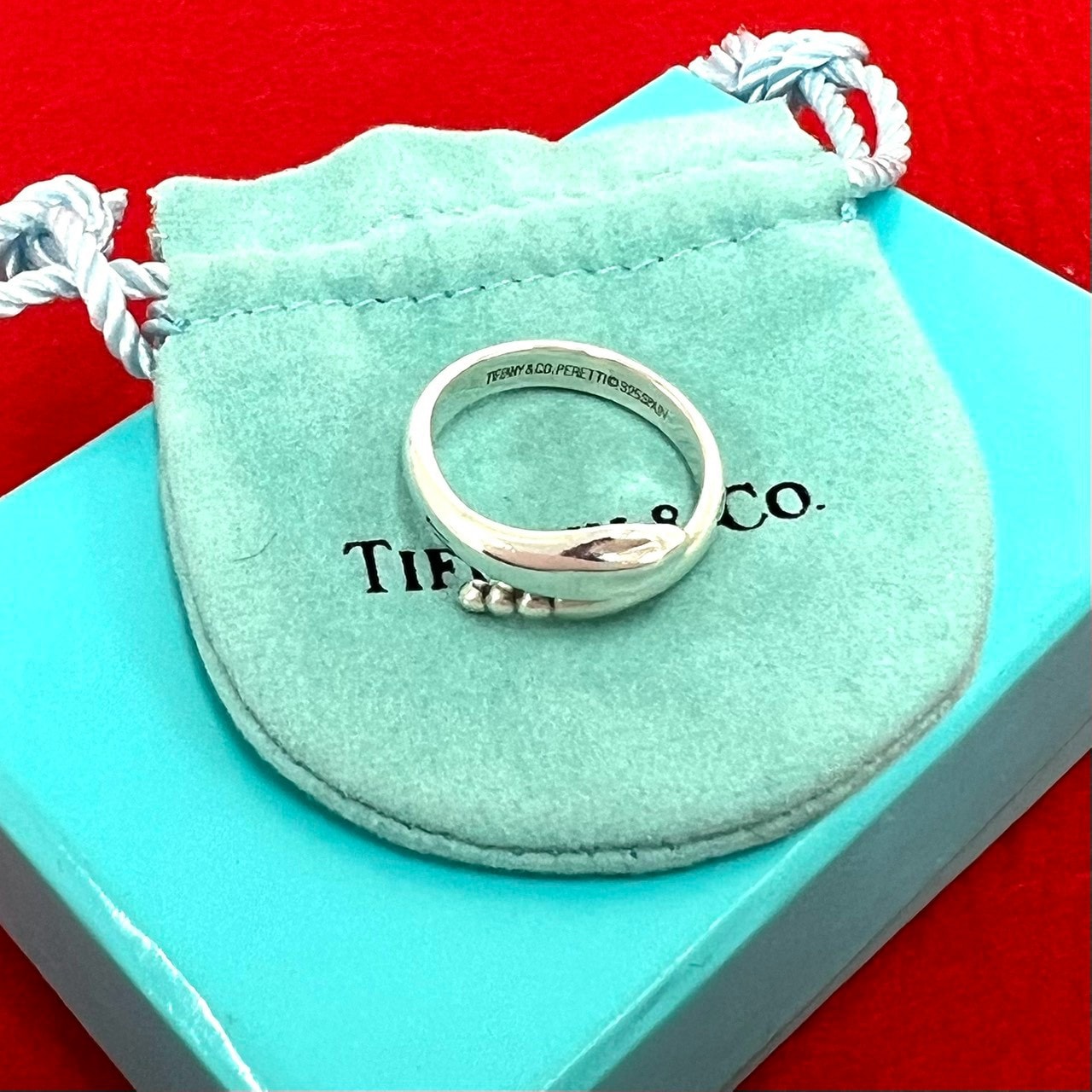 TIFFANY&Co. ティファニー スネーク リング シルバー925 リング・指輪 12号 シルバー
 97613