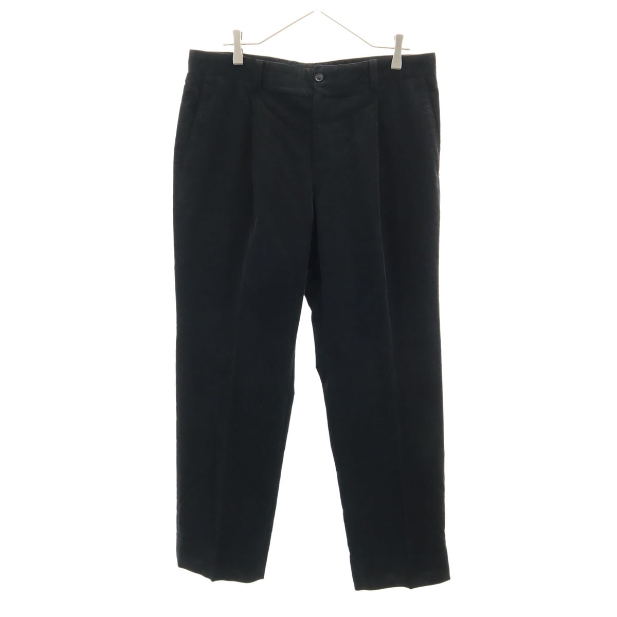 LANVIN LA COLLECTION ランバンコレクション 日本製 コーデュロイパンツ 94 ブラック