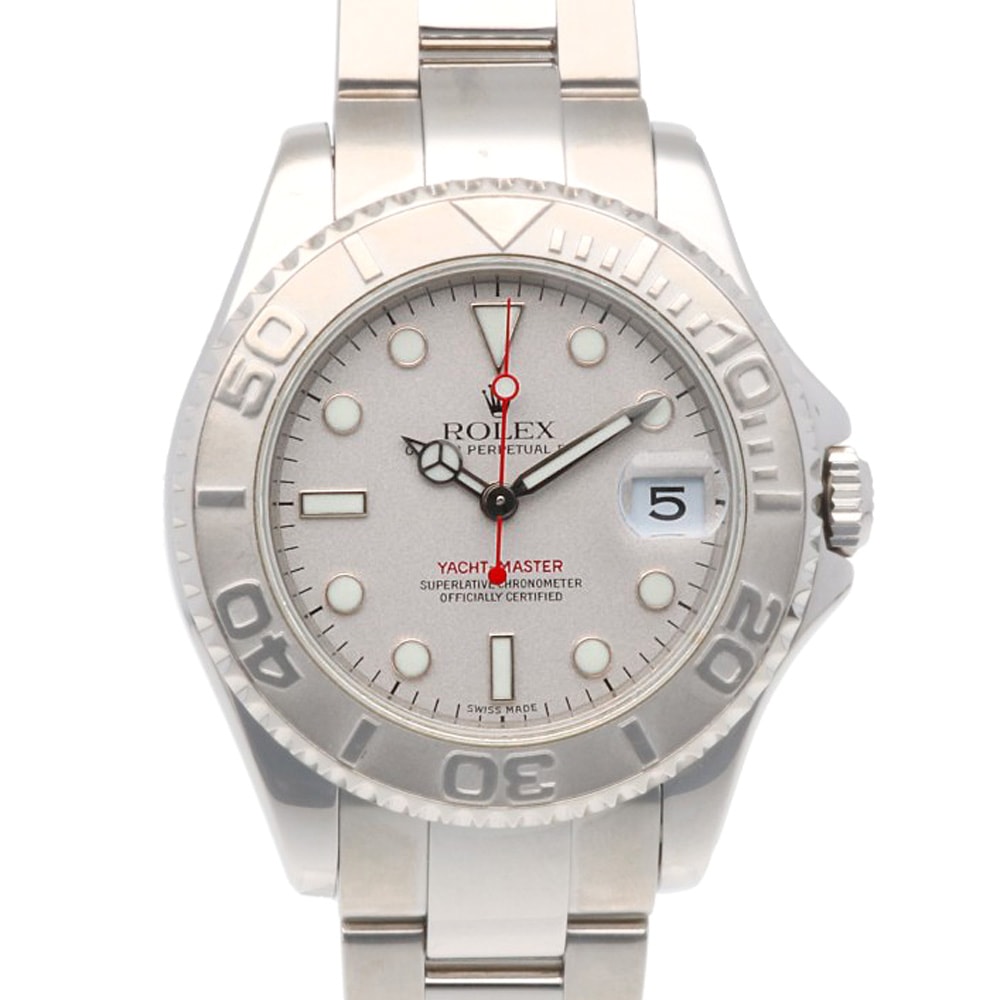 ロレックス オイスターパーペチュアル 腕時計 時計 ステンレススチール 168622 自動巻き オーバーホール済 磨き直し済 P番 ユニセックス 1年保証 ROLEX 中古