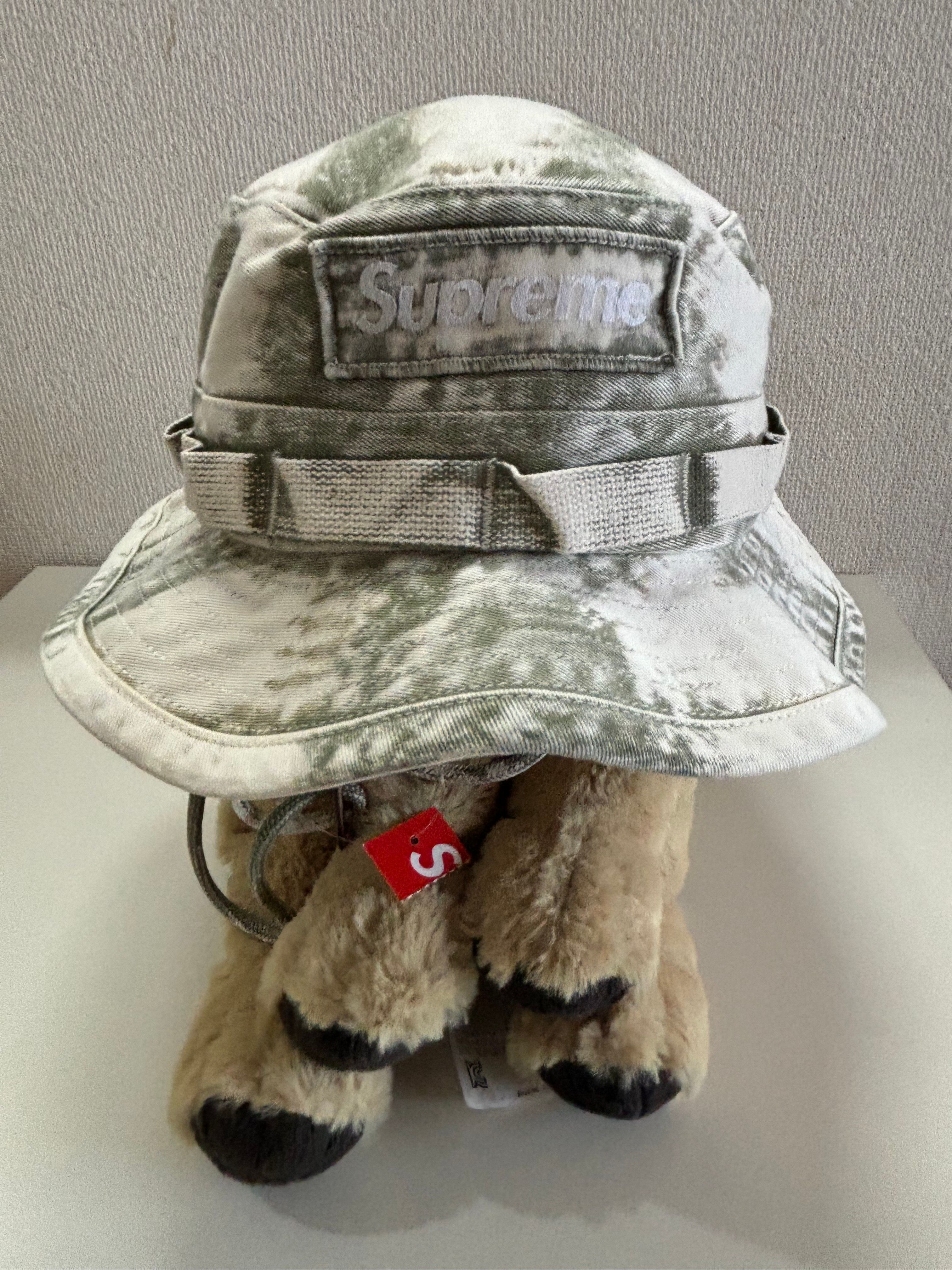 Supreme Bleached Chino Boonie "Olive"