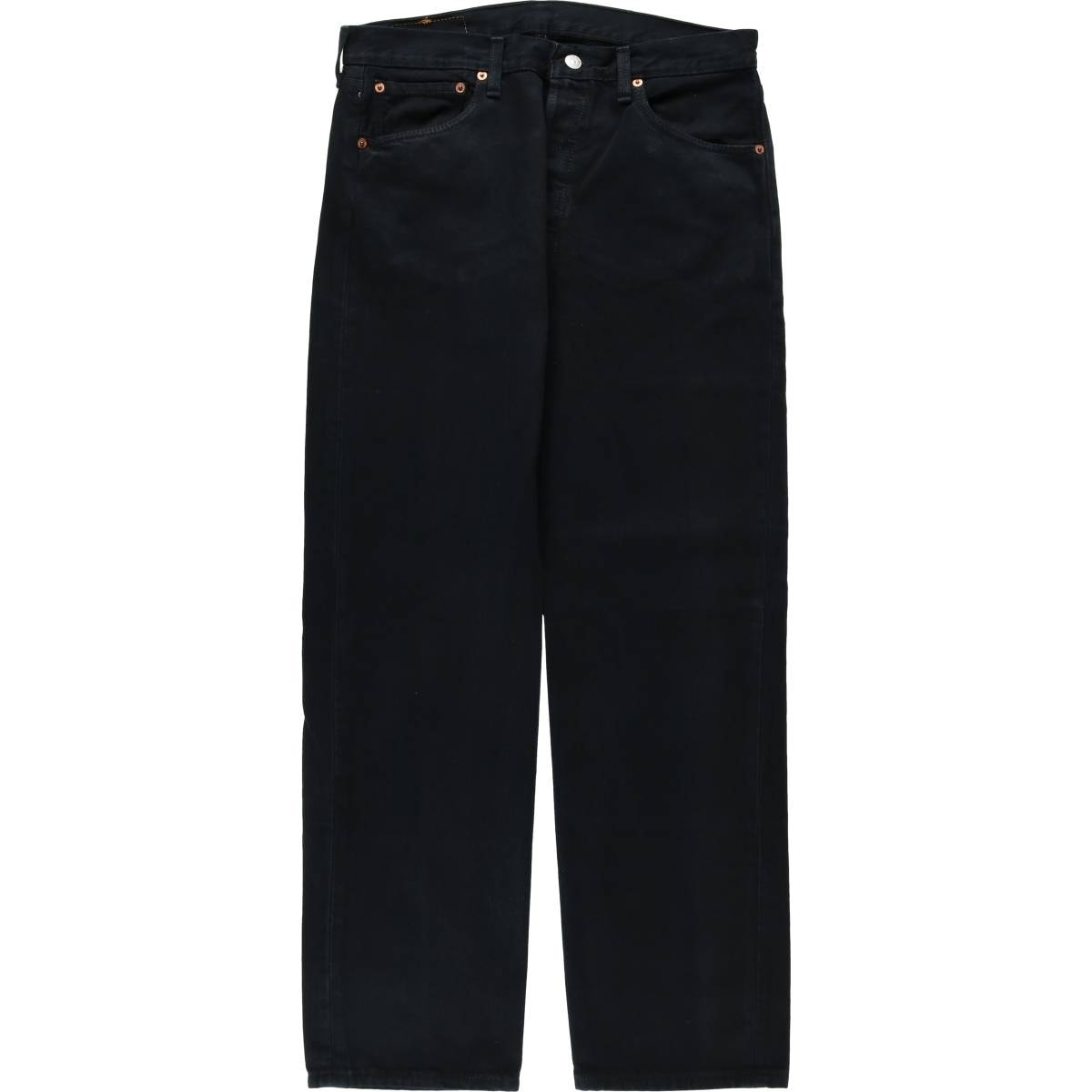 古着 00年代 リーバイス Levi's 00501-0165 ユーロモデル ブラックデニム ストレートデニムパンツ 英国製 メンズw33相当/eaa636091