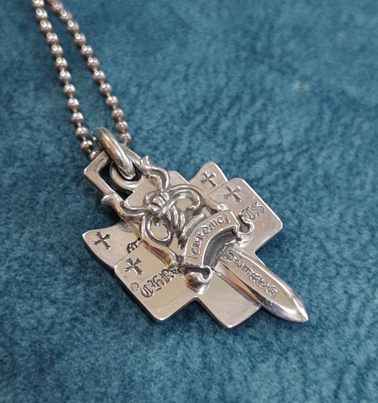 Chrome Hearts 3 Trinket Pendant "Silver"