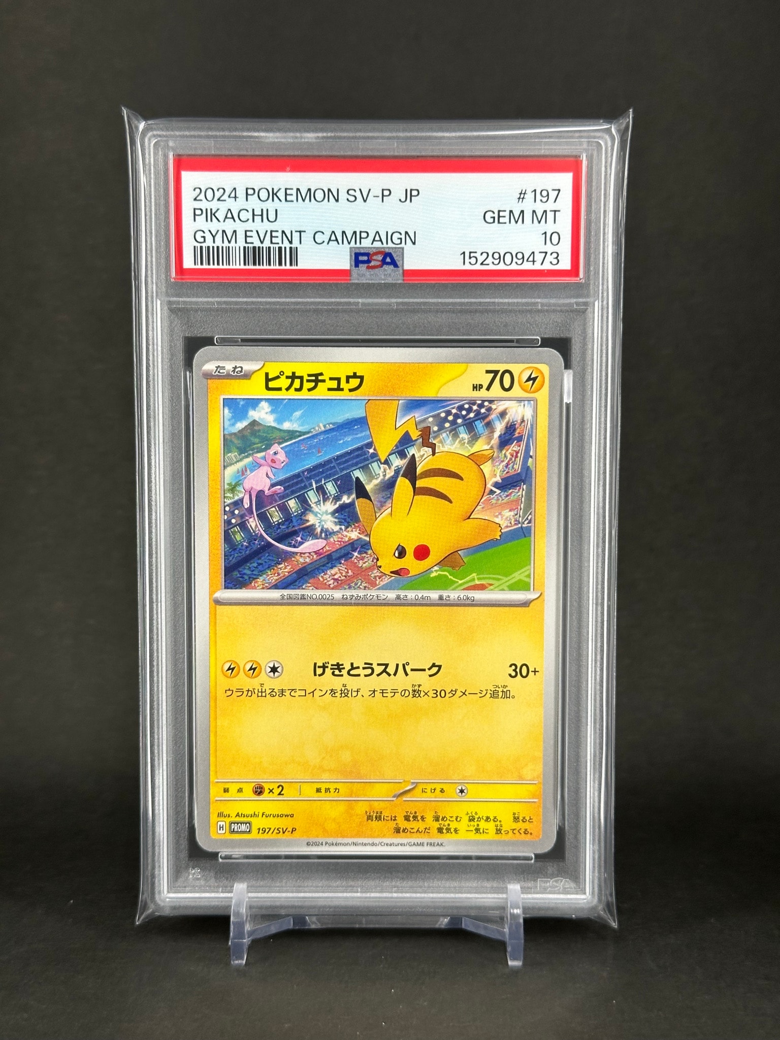 ピカチュウ P [SV-P 197](プロモーションカード「WCS2024 開催記念