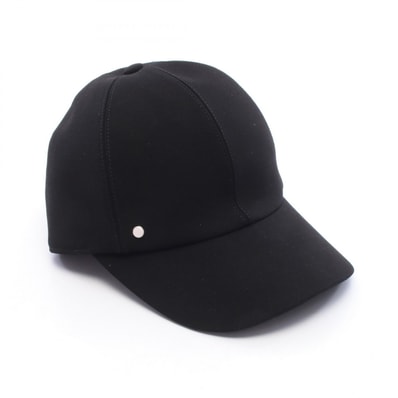 エルメス HERMES テス ミラノジャージー キャップ 帽子 レーヨン レディース ブラック系 【中古】