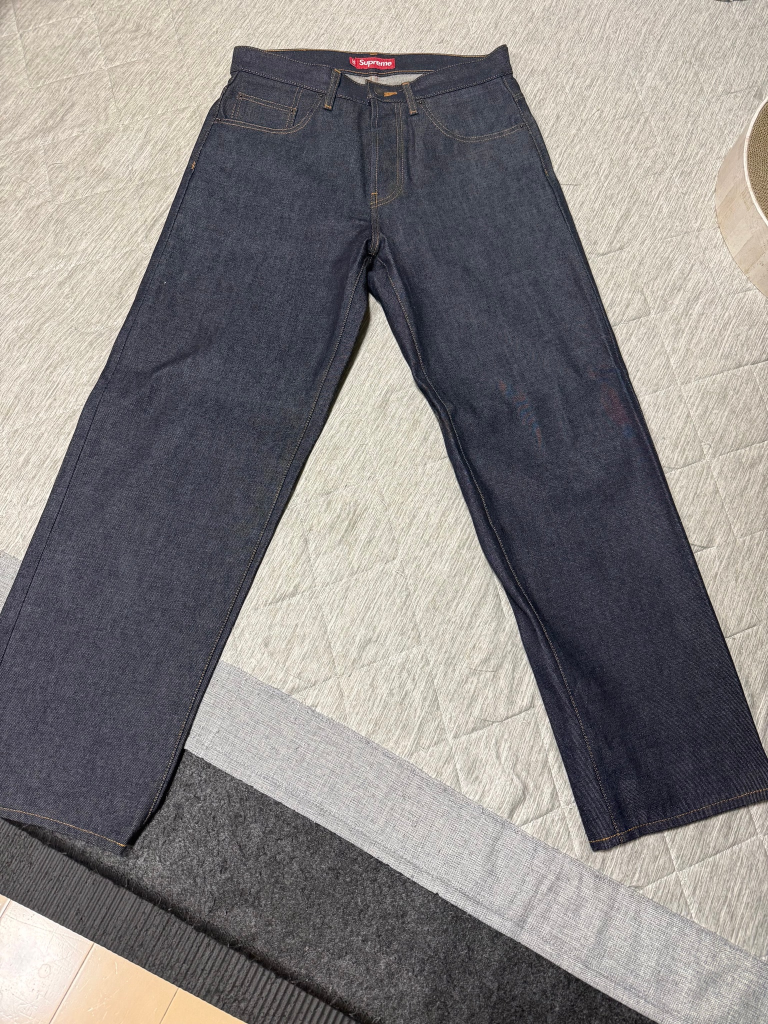 Supreme Rigid Loose Fit Selvedge Jean (26SS) "Rigid Indigo"
