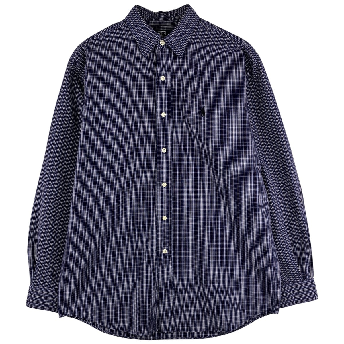 古着 ラルフローレン Ralph Lauren POLO by Ralph Lauren LOWELL SPORT 長袖 コットンチェックシャツ メンズM相当/eaa611301