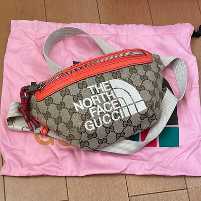 Gucci x The North Face Belt Bag "Beige Ebony"