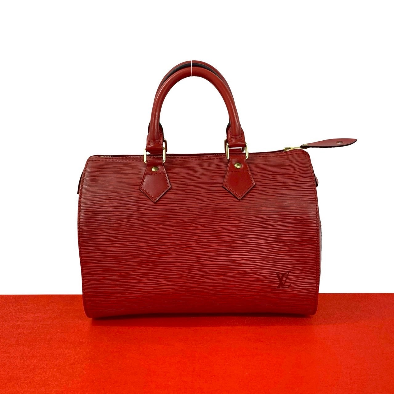 LOUIS VUITTON ルイヴィトン スピーディ 25 エピ レザー ハンドバッグ レッド
 86354