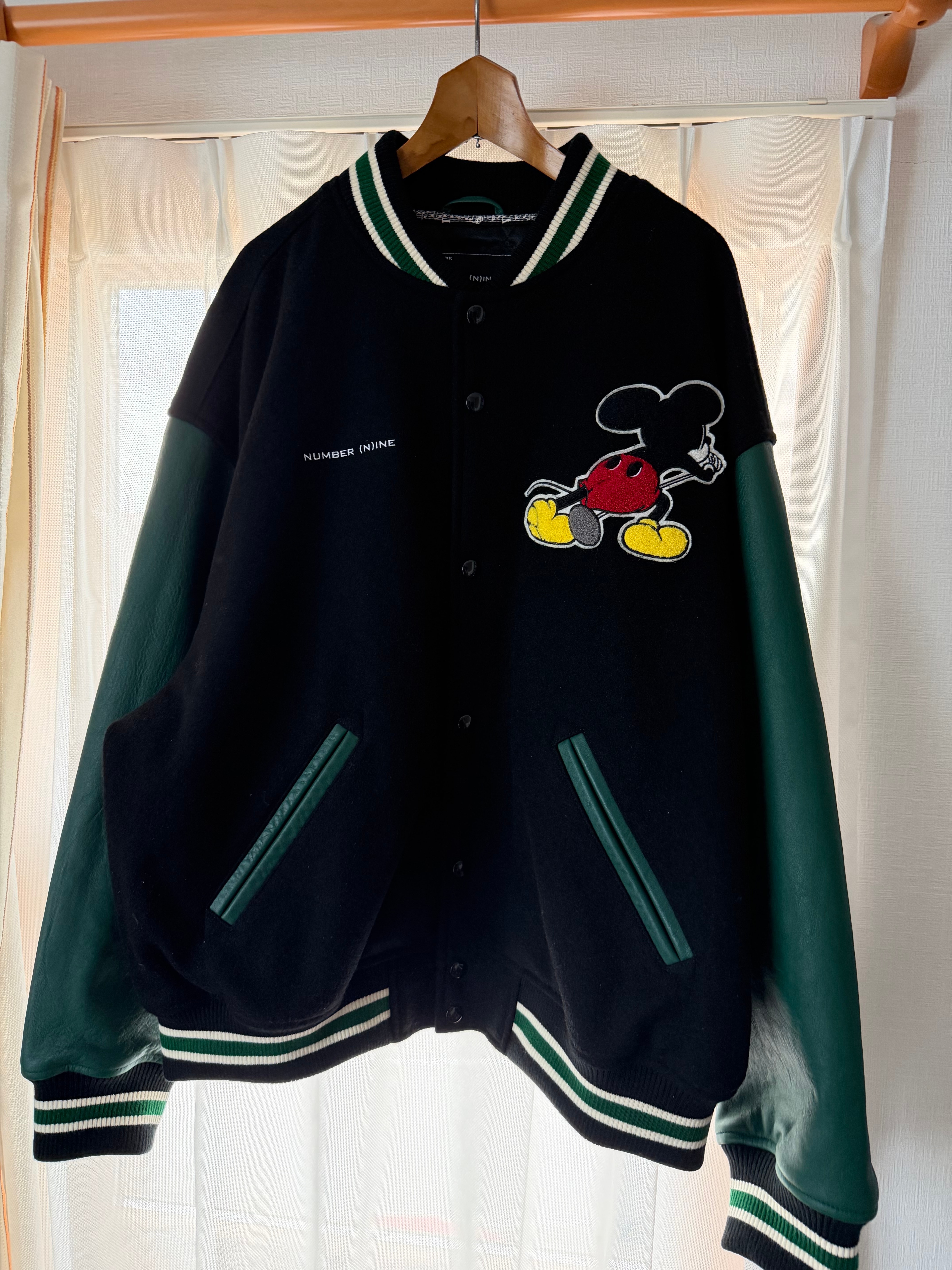 Supreme x Number (N)ine x Mickey Mouse Varsity Jacket 