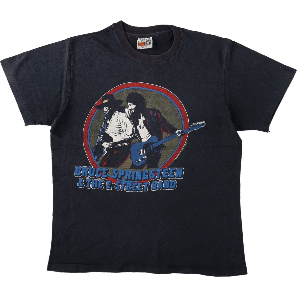 D (傷や汚れあり)】古着 80年代 ヘインズ Hanes BRUCE