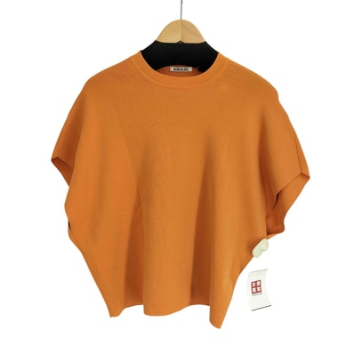 KNIT BIG SLEEVELESS P/O【1142383482918】