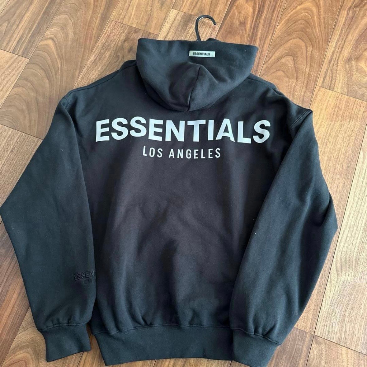 FEAR OF GOD ESSENTIALS Los Angeles 3M Pullover Hoodie "Black"