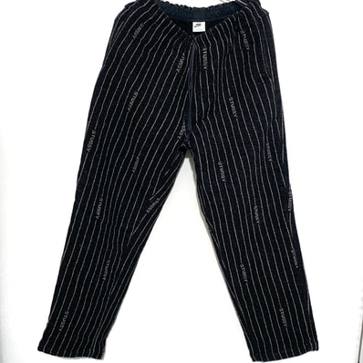 Stussy x Nike Striped Wool Pants "Black"
