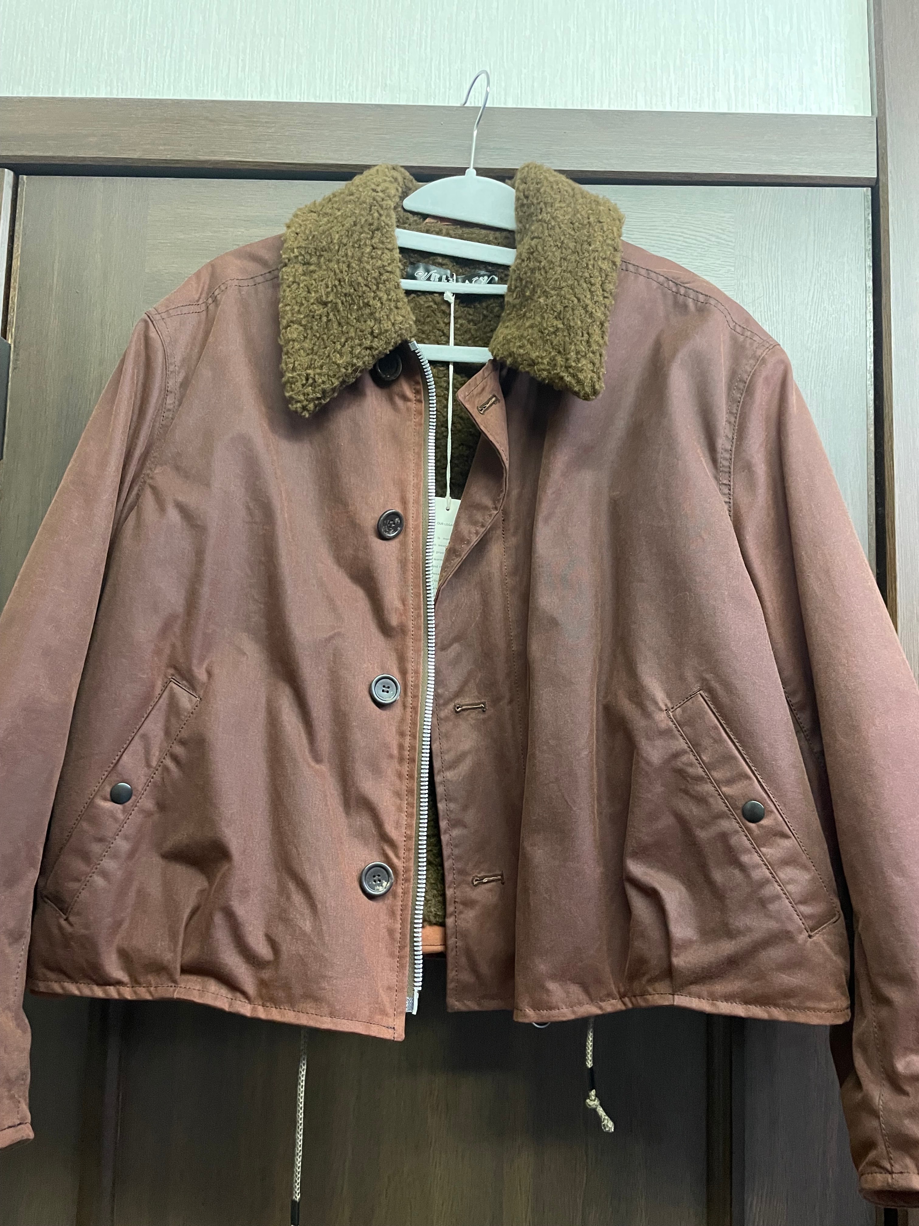 OUR LEGACY Grizzly Jacket "Oxblood Everwax"