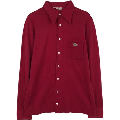 古着 ラコステ LACOSTE CHEMISE フレンチラコステ 長袖 シャツ メンズXL相当/eaa633572