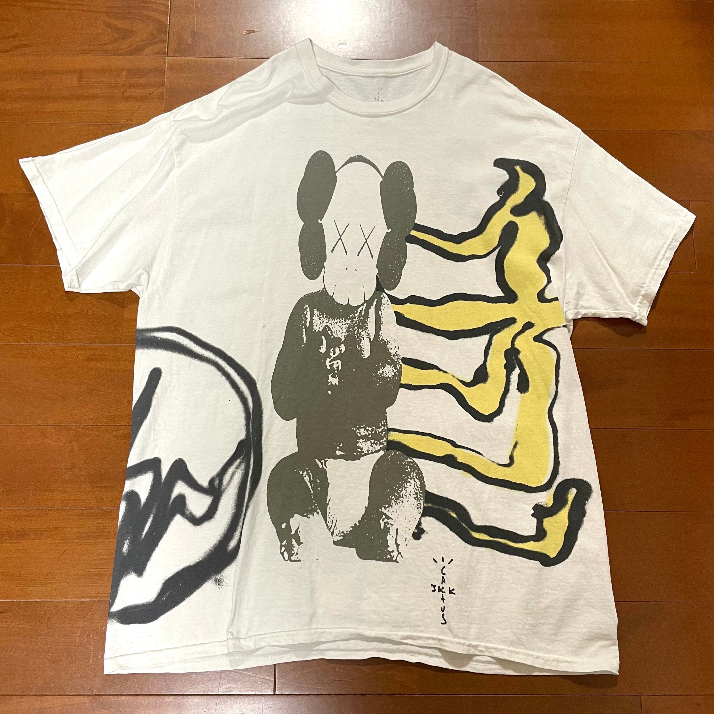 Travis Scott Cactus Jack x KAWS For Fragment Tee "White"