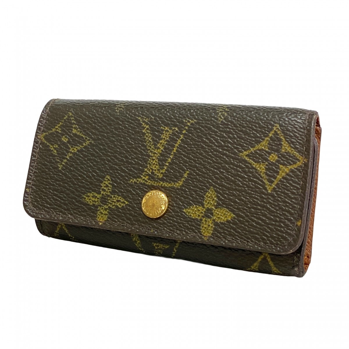 ★SALE【6cc2861】ルイヴィトン キーケース モノグラム ミュルティクレ4 M69517 ブラウン【中古】メンズ レディース ユニセックス