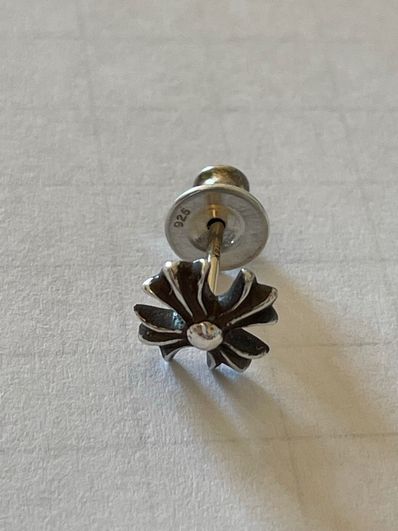 Chrome Hearts CH Plus Stud Earrings "Silver"