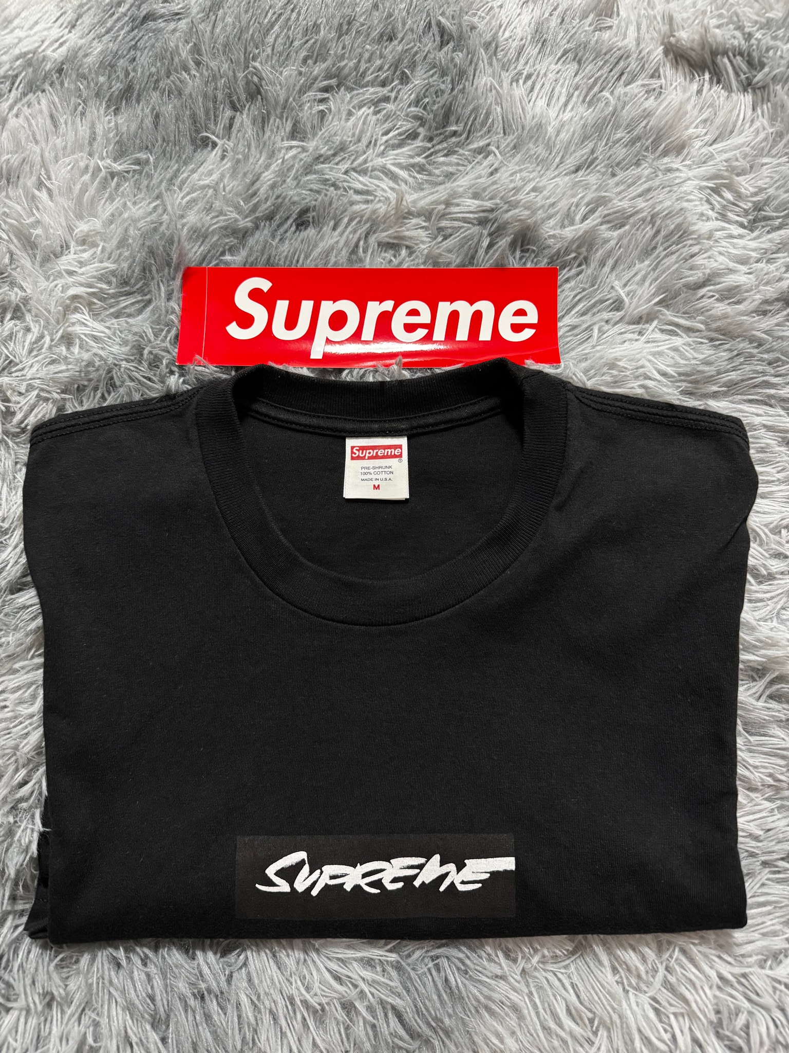 Supreme Futura Box Logo Tee "Black"
